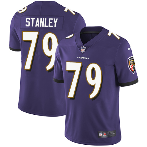 2019 Men Baltimore Ravens 79 Stanley purple Nike Vapor Untouchable Limited NFL Jersey